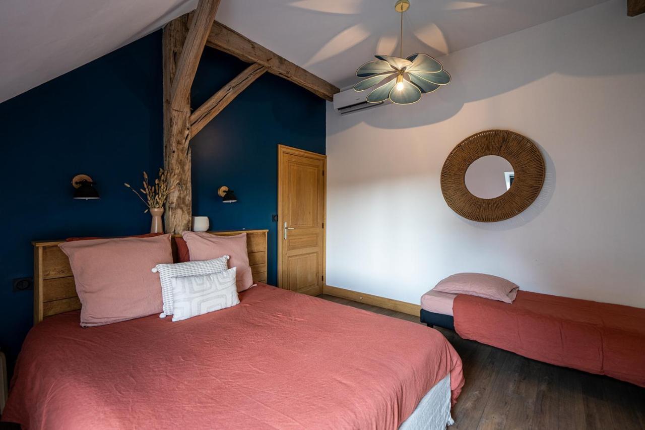 La Grange De Leonie, Chambres D'Hotes Avec Piscine Et Spa Méry-sur-Cher Kültér fotó